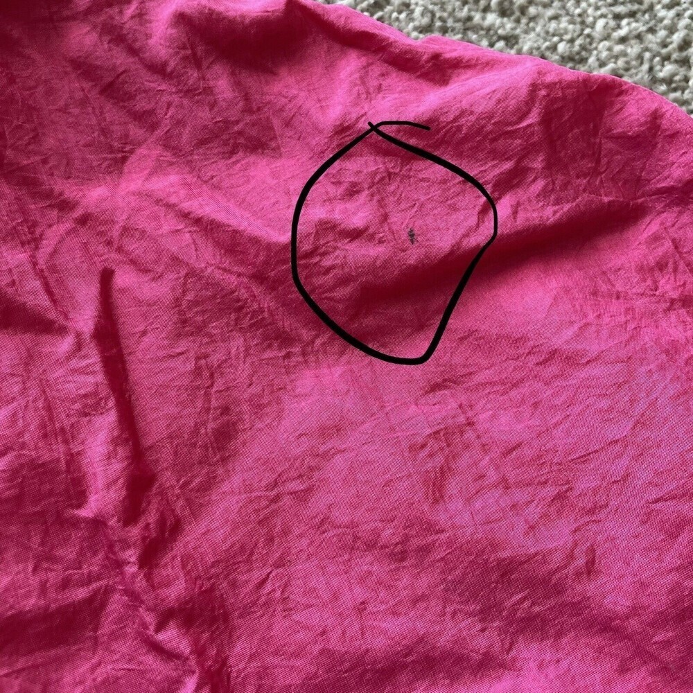 Vintage Windsor Bay Pink Windbreaker Jacket Womens One Size Fits All 80s Pockets - Picture 5 of 12